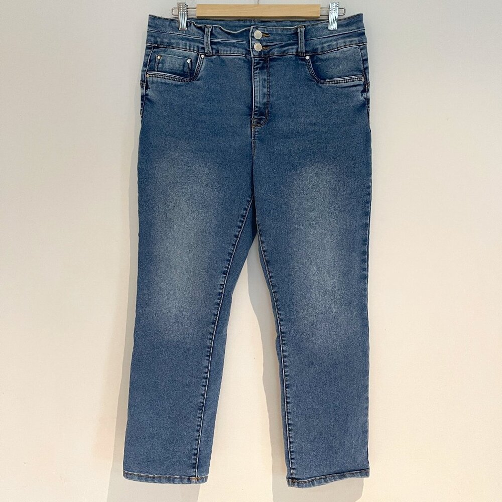 Suko Jeans Women Blue Stretch High Rise Denim Jeans Size 12